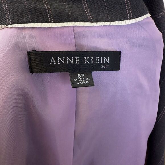 Anne Klein New York Executive Collection Pinstripe One Button Jacket Size 8P‎ - Picture 14 of 15